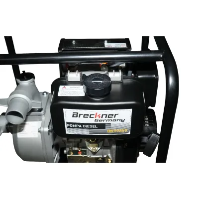 Motopompa diesel 5CP, 2 toli, debit 36m3/h, adancime absorbtie 8m, inaltime refulare 25m Breckner Germany - imagine 8