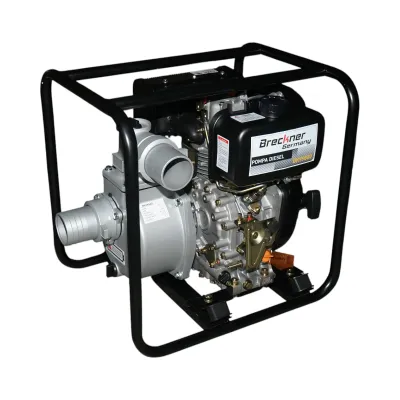 Motopompa diesel 7CP, 3 toli, debit 60m3/h, adancime absorbtie 13m, inaltime refulare 26m Breckner Germany - imagine 2