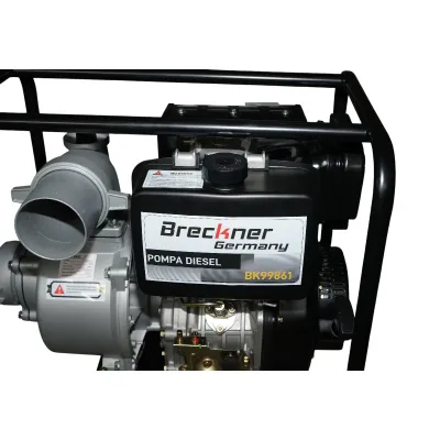 Motopompa diesel 10CP, 4 toli, debit 96m3/h, adancime absorbtie 16m, inaltime refulare 22m Breckner Germany - imagine 7