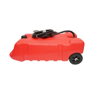 Rezervor motorina mobil portabil 53L cu pompa transfer electrica 12V, 70W, baterie Li-ion, debit 6L/min, furtun 3m si pistol Breckner Germany - imagine 5