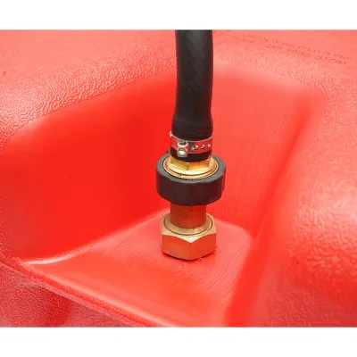 Rezervor motorina mobil portabil 53L cu pompa transfer manuala, furtun 3m si pistol Breckner Germany - imagine 11