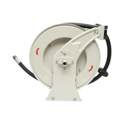 Rola tambur furtun rezervor combustibil 15m retractabil automat, racord 1 inch BSB, presiune maxima 359 bar Breckner Germany - imagine 3
