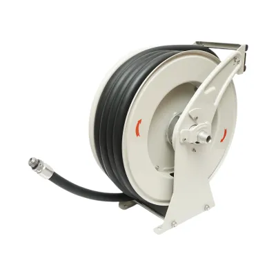 Rola tambur furtun rezervor combustibil 15m retractabil automat, racord 1 inch BSB, presiune maxima 359 bar Breckner Germany