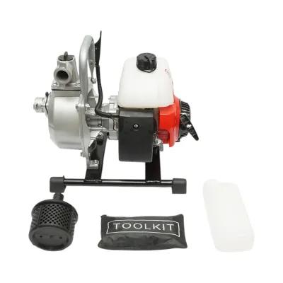 Motopompa pe benzina 2CP, 2T 41cc, 1 tol, debit 15m3/h, autoamorsare, adancime absorbtie 6m, inaltime refulare 18m THOR - imagine 2