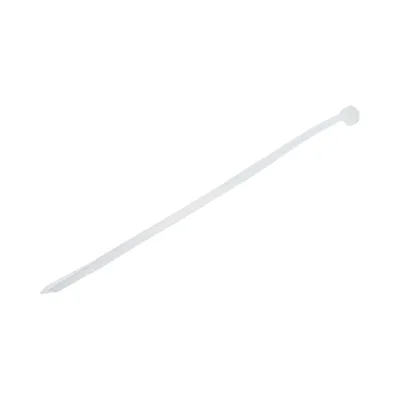 Faseta colier plastic alb 3.6x150mm 100 buc/set Longroad - imagine 4