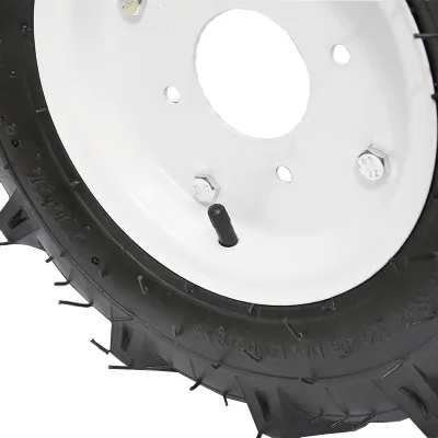 Roata completa 400/8 R1 4PR crampon cu janta alba - imagine 4