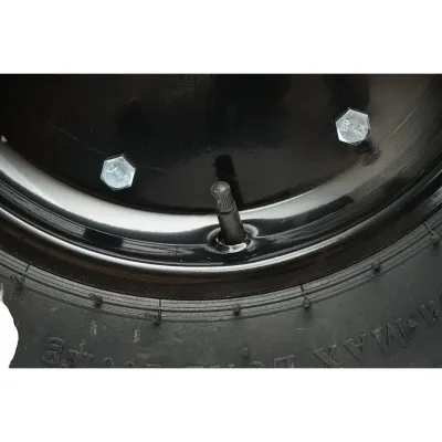 Roata completa 500/12 R1 8PR crampon cu janta neagra - imagine 5