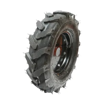Anvelopa cu janta neagra 600/12 R1 8PR crampon
