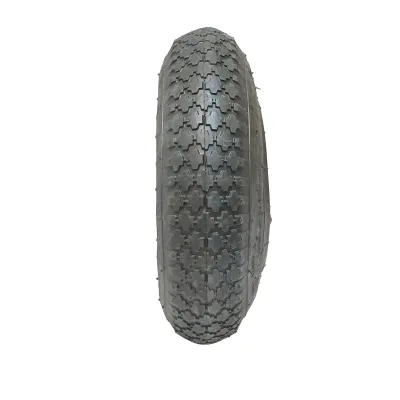 Anvelopa agricola 400/8 crampon cu camera pentru motocultor/roaba 2PR - imagine 3