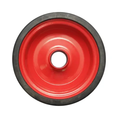 Roata cauciuc plin grebla agricola 280x100mm, diametru ax 50mm - imagine 2