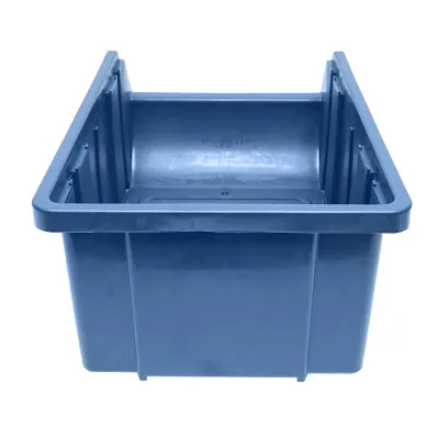 Cutie plastic depozitare 310x490x190mm albastra - imagine 5