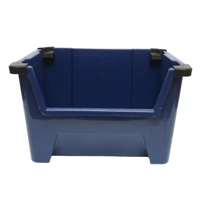 Cutie plastic depozitare 430x325x300mm albastra