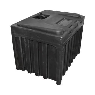 Lada pentru scule fara suport, din plastic negru 380x400x500 mm - imagine 6