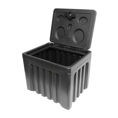 Lada pentru scule fara suport, din plastic negru 468x470x600 mm - imagine 6