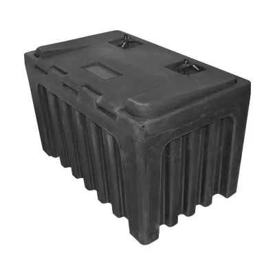 Lada pentru scule fara suport, din plastic negru 460x580x800 mm - imagine 7