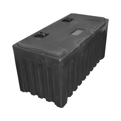 Lada pentru scule fara suport, din plastic negru 480x470x1000 mm - imagine 6