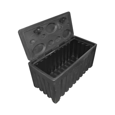 Lada pentru scule fara suport, din plastic negru 480x470x1000 mm - imagine 5