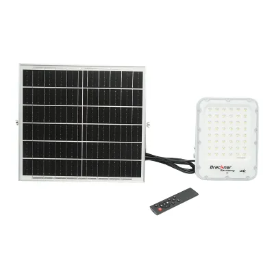 Proiector LED 150W cu panou solar monocristalin 25W, telecomanda si acumulator inclus Breckner Germany