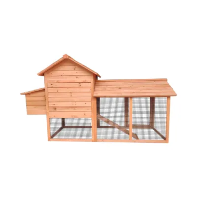 Cotet pentru pasari de curte, din lemn 2040x760x1160mm - imagine 2