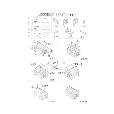 Cusca pentru caine 840x1010x860mm  - imagine 6