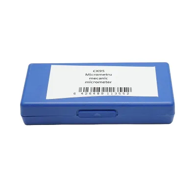 Micrometru mecanic de exterior cu cadru emailat, metric 0-25 mm - imagine 4