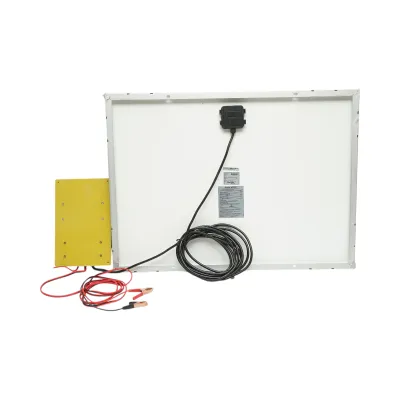 Set panou solar 790x690x75mm 75W 12-24V 4 becuri 9W Breckner Germany - imagine 2