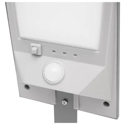 Lampa solara LED 2W, 6500K, IP44 cu senzor de miscare, panou solar si baterie Breckner Germany - imagine 7