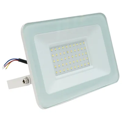 Proiector LED 50W, 220V, 6500K, IP67 alb 200x135mm Breckner Germany - imagine 3