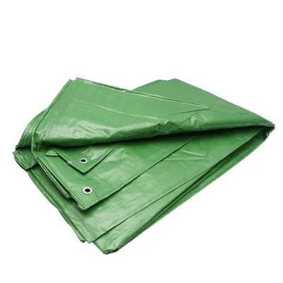 Prelata cu ochiuri de prindere 120g/m2 verde 6x10m Breckner Germany - imagine 3