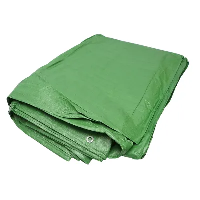 Prelata cu ochiuri de prindere 120g/m2 verde 6x12m Breckner Germany - imagine 2