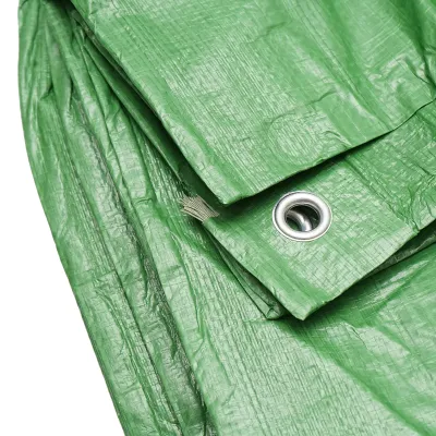 Prelata cu ochiuri de prindere 120g/m2 verde 6x12m Breckner Germany - imagine 3
