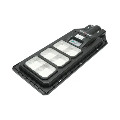 Lampa solara LED iluminat stradal 70W, 6500K cu panou solar, senzor miscare si telecomanda IP65 Breckner Germany - imagine 5