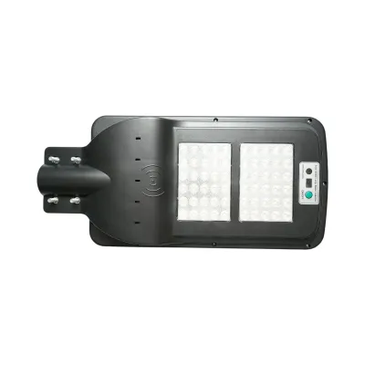 Lampa solara LED iluminat stradal 60W, 6500K cu panou solar, senzor de miscare si prindere pe stalp IP65 Breckner Germany - imagine 8