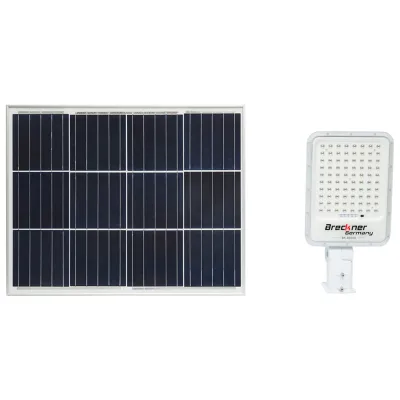 Proiector LED 30W cu panou solar si  baterie 3,2V/40Ah si suport articulat Breckner Germany - imagine 2