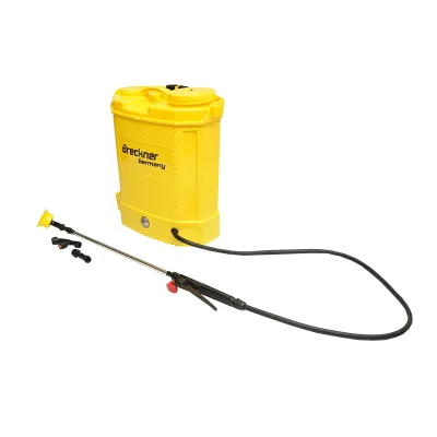 Pompa electrica/pulverizator de stropit vermorel, rezervor 12L baterie 12V 8Ah debit 3.1 l/min Breckner Germany - imagine 2