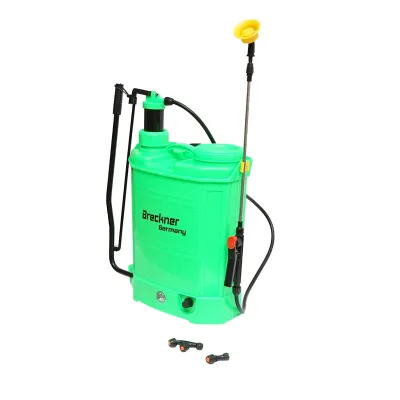 Pompa de stropit vermorel 2 in 1 manuala si electrica rezervor 16L baterie 12V 8Ah debit 3.1 l/min Breckner Germany - imagine 2