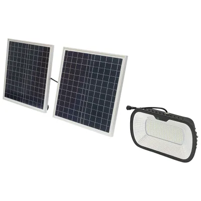 Lampa LED 240x0.5W cu panou solar 35W si baterie 7.4V/15Ah Breckner Germany - imagine 4
