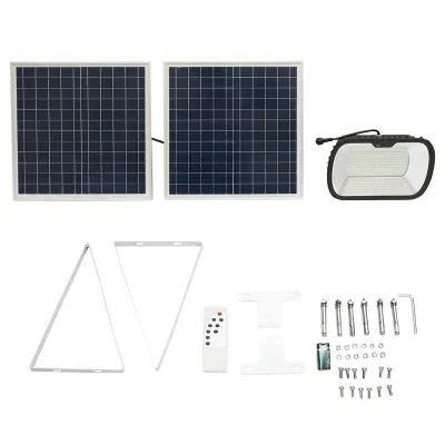 Lampa LED 240x0.5W cu panou solar 35W si baterie 7.4V/15Ah Breckner Germany
