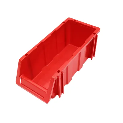 Stand cu 24 cutii pentru depozitare / organizare, cutie din plastic rosie, albastra,700x400x1150mm - imagine 9