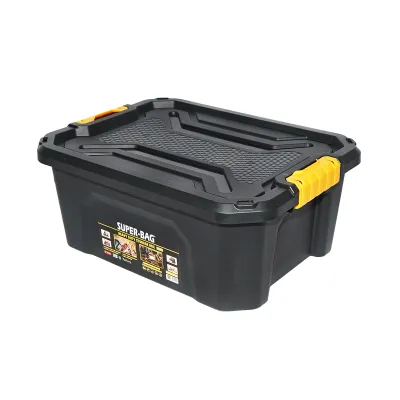 Cutie depozitare cu capac pentru sarcini grele 20L 490x380x200mm