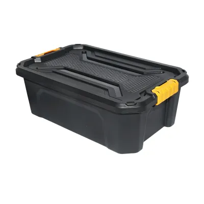 Cutie depozitare cu capac pentru sarcini grele 30L 580x380x200mm - imagine 2