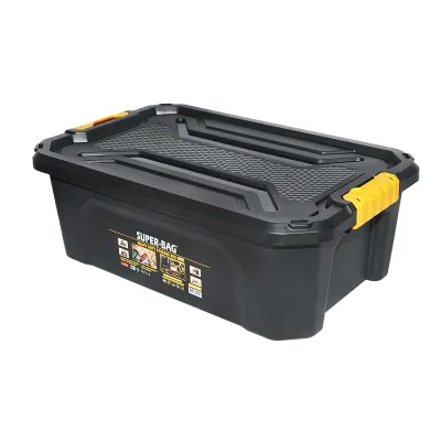 Cutie depozitare cu capac pentru sarcini grele 30L 580x380x200mm