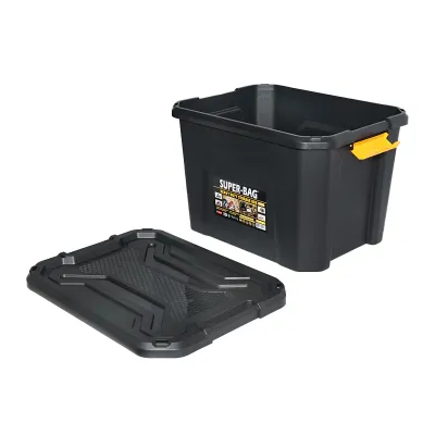 Cutie depozitare cu capac pentru sarcini grele 40L 490x380x320mm - imagine 6