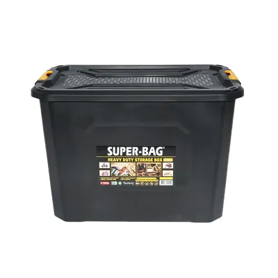 Cutie depozitare cu capac pentru sarcini grele 60L 580x380x405mm - imagine 3