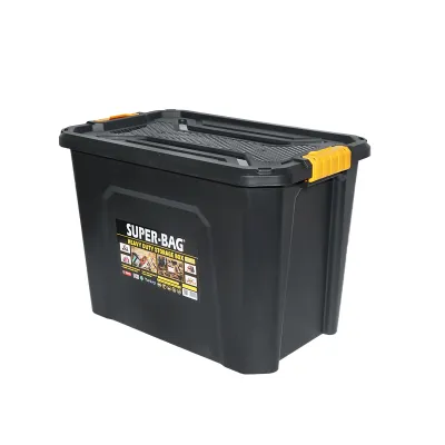 Cutie depozitare cu capac pentru sarcini grele 60L 580x380x405mm