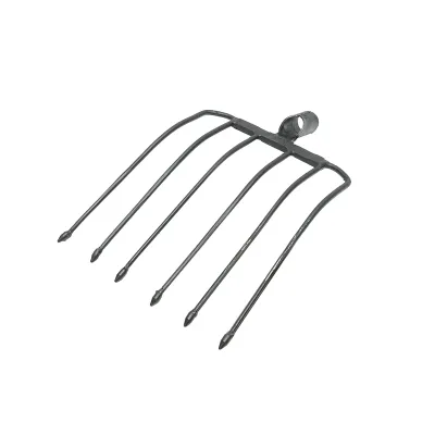 Furca metal cu 6 coarne (fara maner) - imagine 2