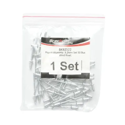 Popnit din aluminiu 3.2x6.4mm 50 buc/set Breckner Germany