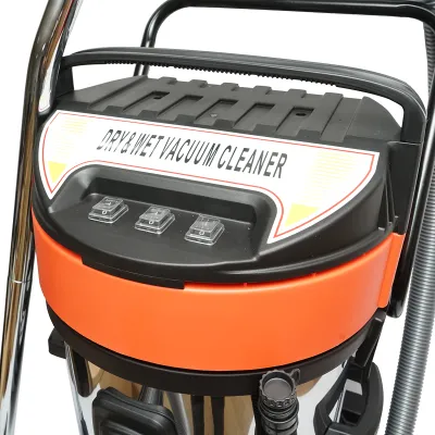 Aspirator profesional industrial uscat/umed 3000W, 220W, volum 70L corp din inox Breckner Germany - imagine 8