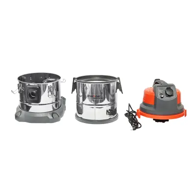 Aspirator profesional industrial volum 38L 220V 1600W corp din inox Breckner Germany - imagine 5