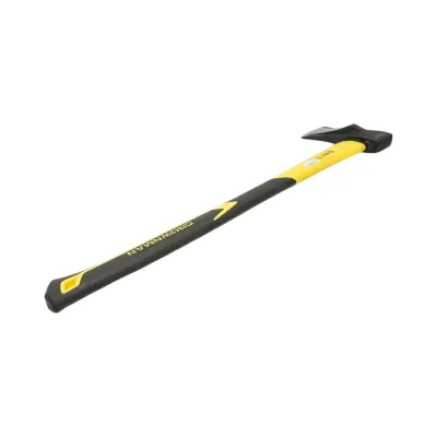 Topor profesional 2000g cu lama din otel forjat, coada din fibra de sticla si maner antiderapant TPR Crownman - imagine 4